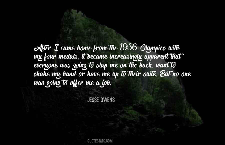 Quotes About 1936 Olympics #755562
