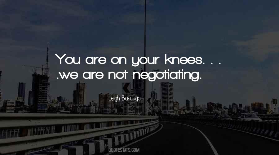 Quotes About Negotiating #1053993