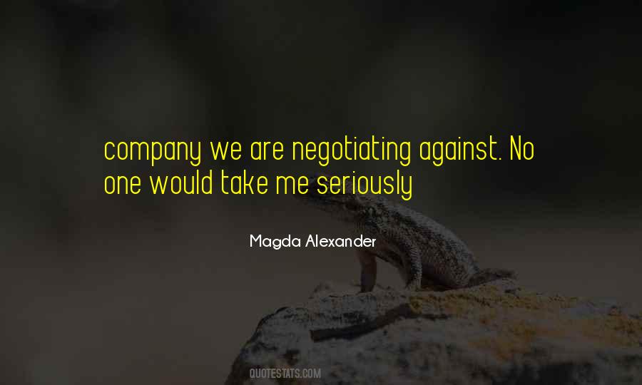 Quotes About Negotiating #746038