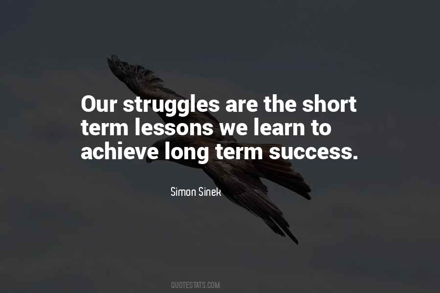 Quotes About Struggle For Success #1048167