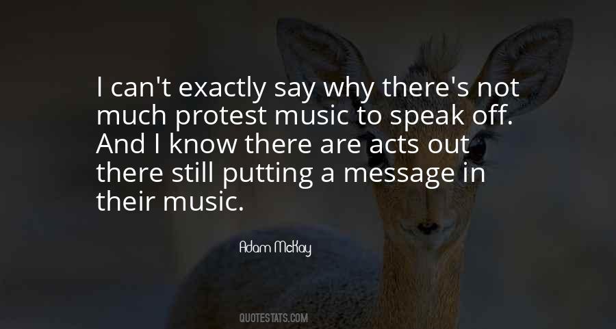 Quotes About Protest Music #1584436