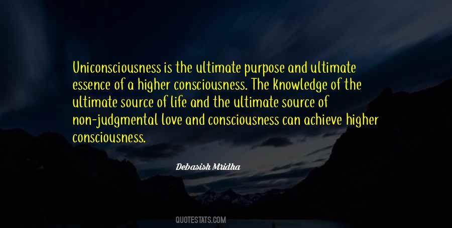 Ultimate Knowledge Of Life Quotes #1565099