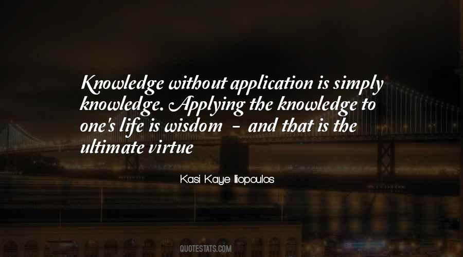 Ultimate Knowledge Of Life Quotes #1856728