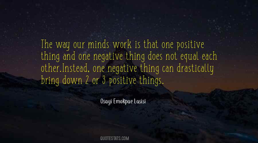 Quotes About Negative And Positive #294960