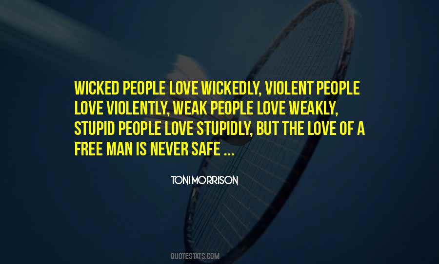 Quotes About Violent Man #453619