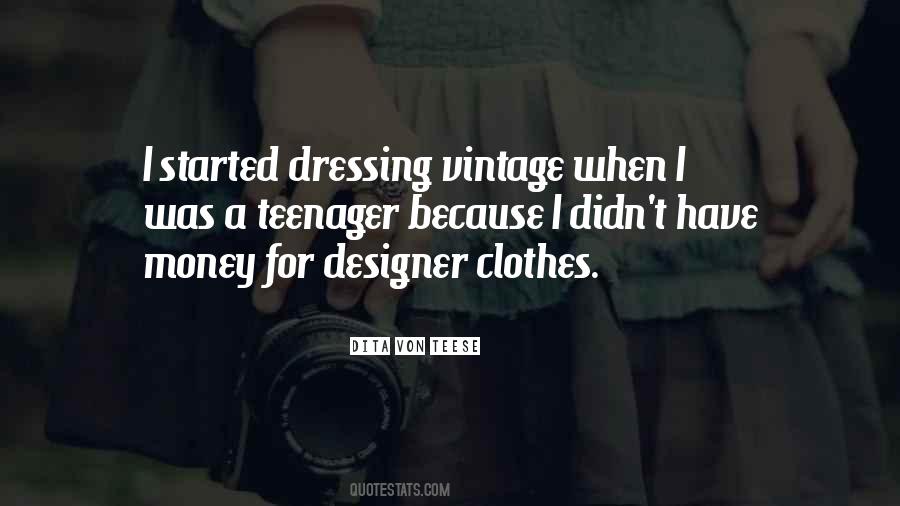 Quotes About Designer Clothes #197591