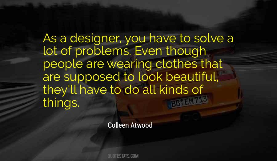 Quotes About Designer Clothes #607578
