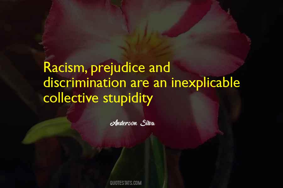 Quotes About Prejudice Racism #4467