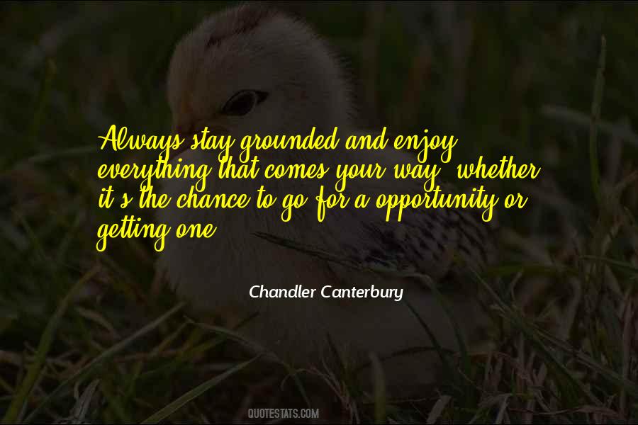 Quotes About Chance And Opportunity #712528