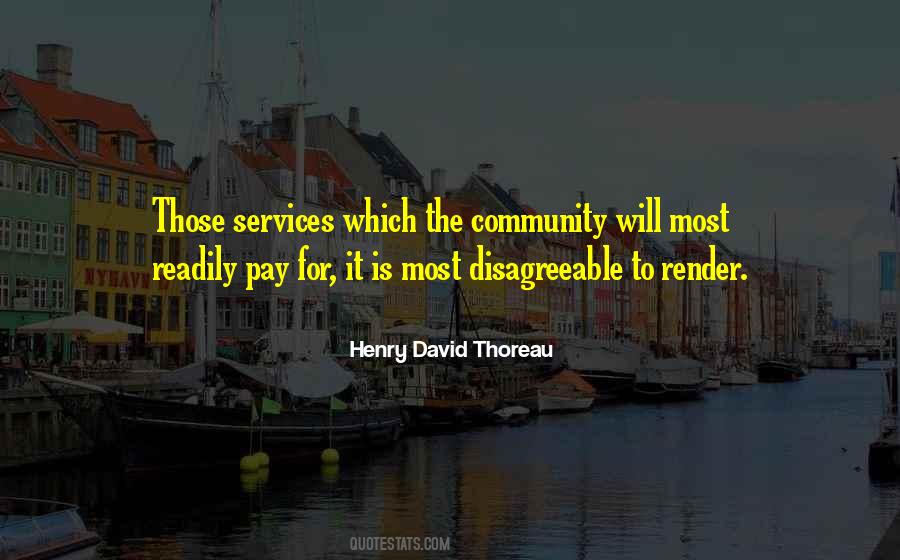 Quotes About Community Services #1121421