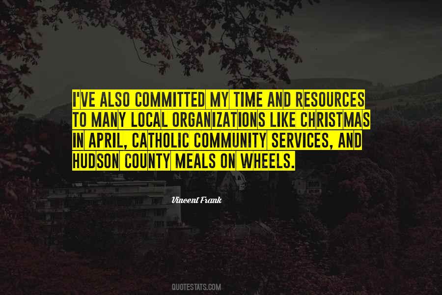 Quotes About Community Services #286313