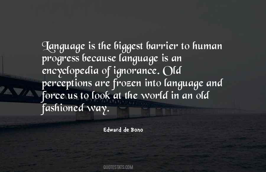 Quotes About Language Barrier #435562