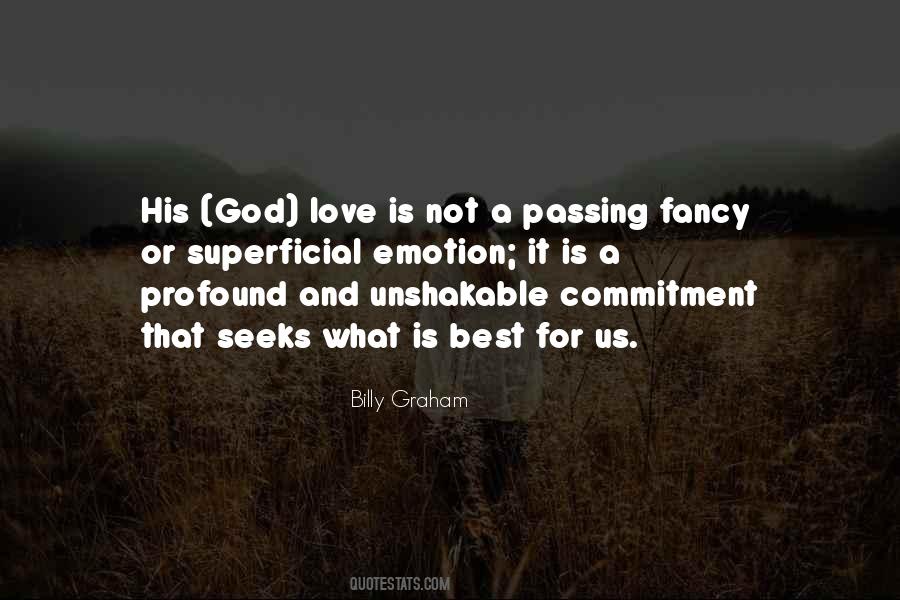 His Commitment Quotes #1470352