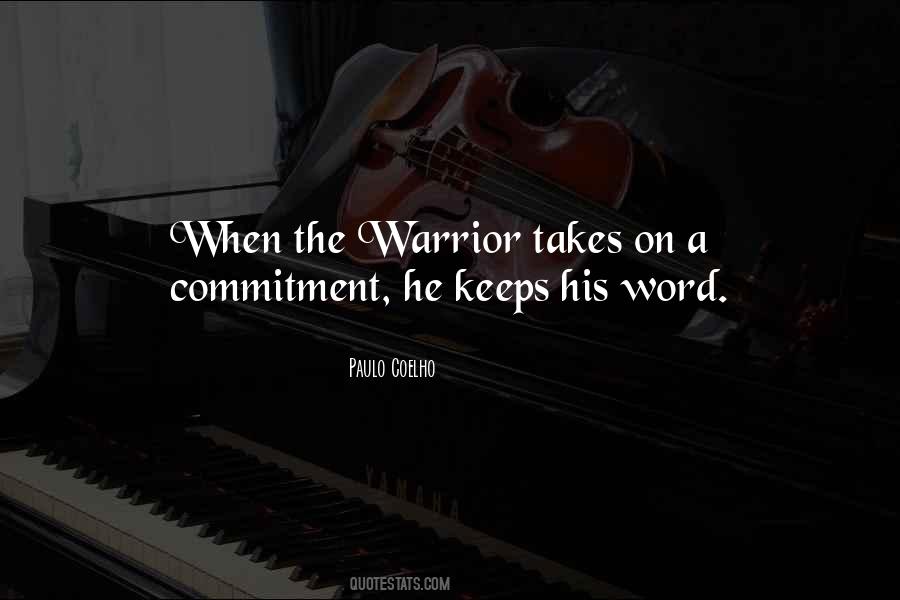 His Commitment Quotes #213352