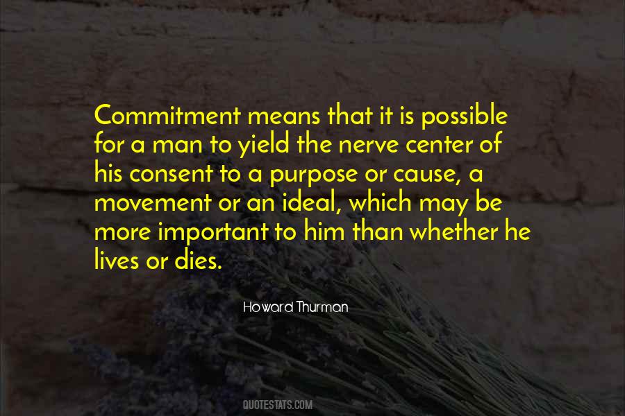 His Commitment Quotes #660025