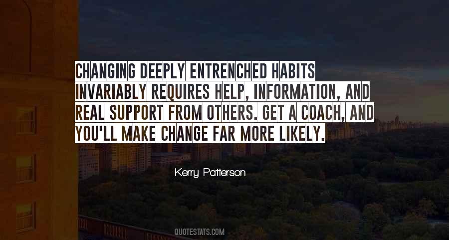 Quotes About Changing Habits #1130857