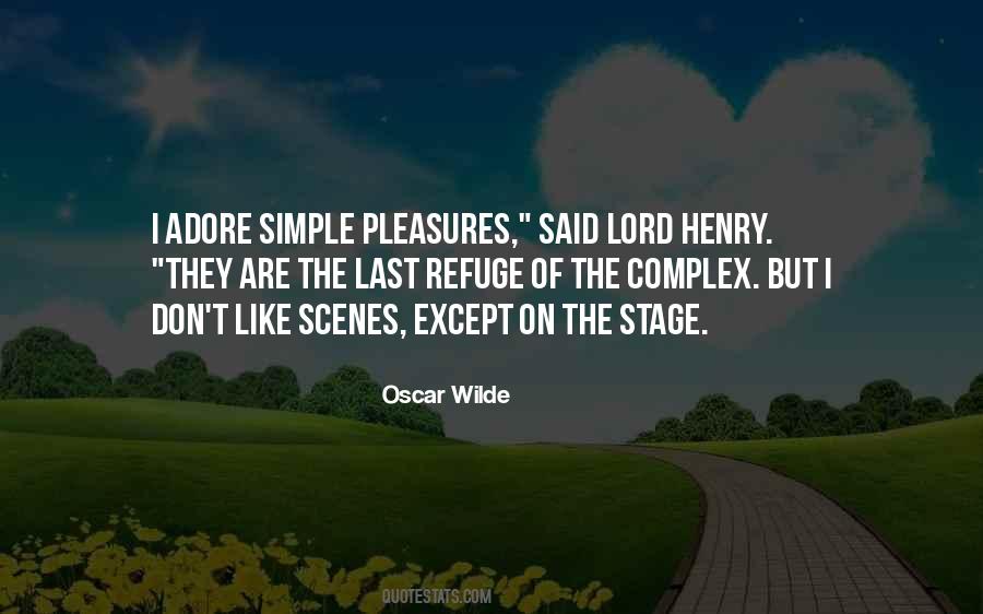 Quotes About Simple Pleasures #237092