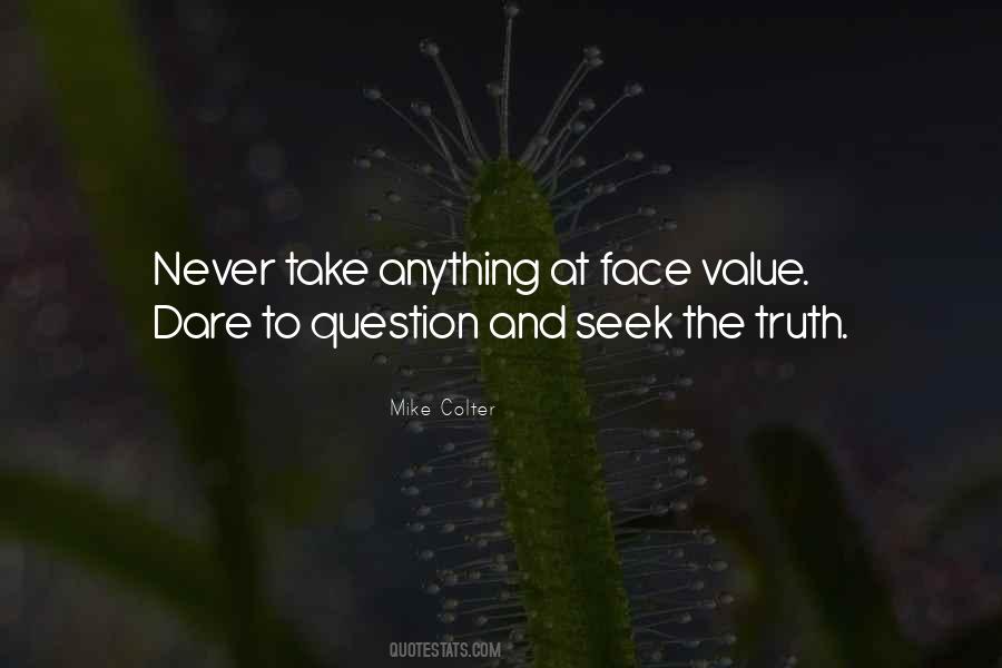 Quotes About Face Value #1572007