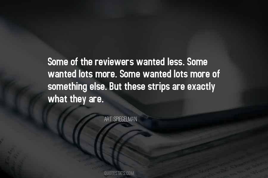 Quotes About Reviewers #1182455