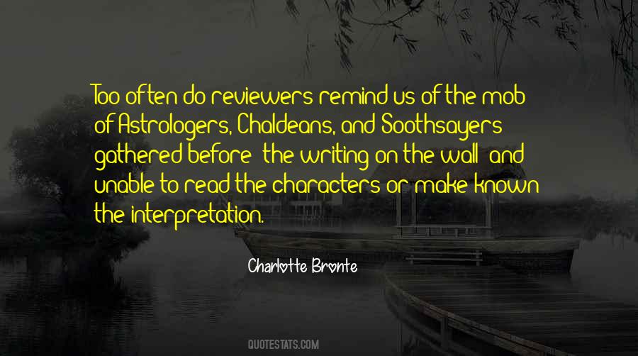 Quotes About Reviewers #374360
