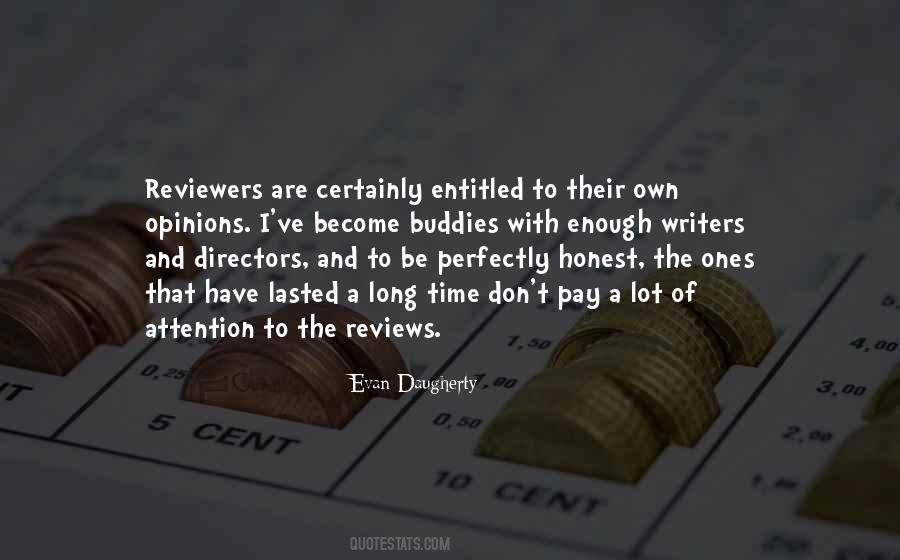 Quotes About Reviewers #86705