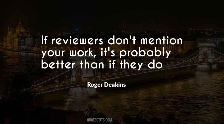 Quotes About Reviewers #94869