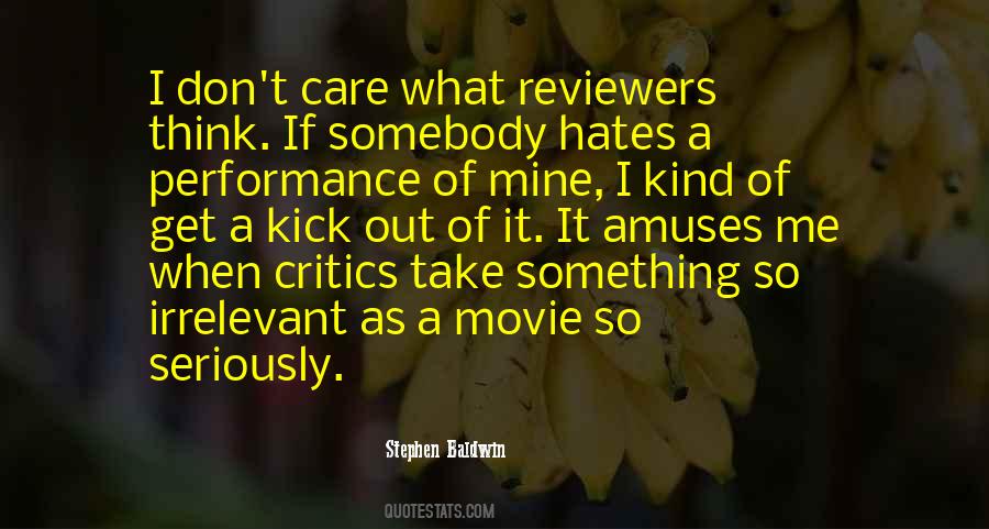 Quotes About Reviewers #952044