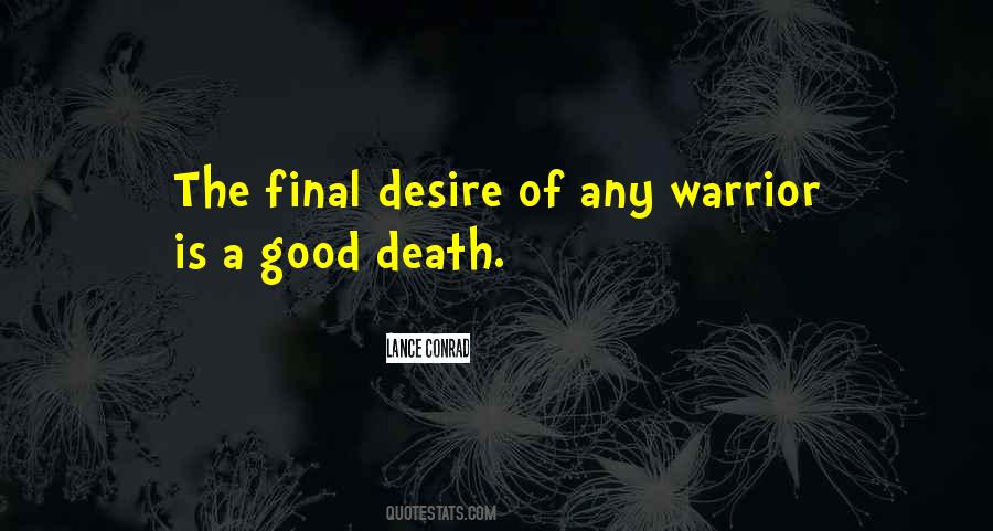 Good Warrior Quotes #1597027