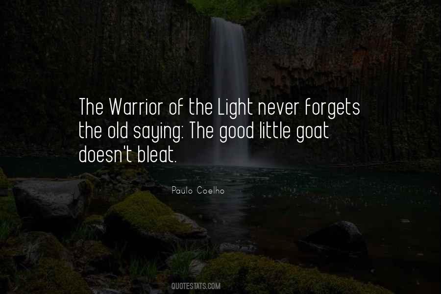 Good Warrior Quotes #741622