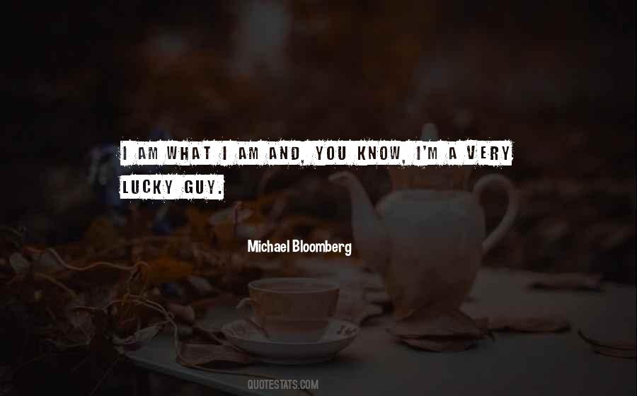 Quotes About Lucky Guy #615804