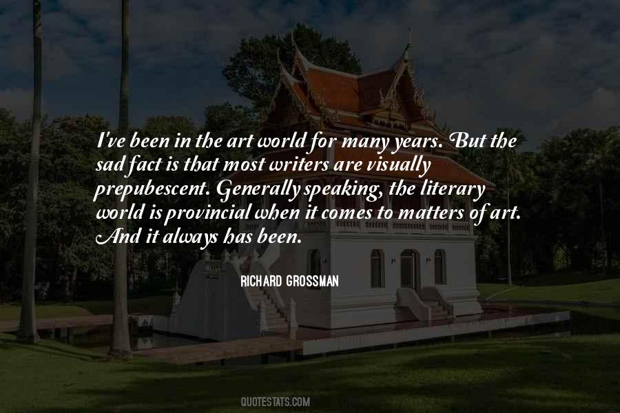 Literary Art Quotes #1688436