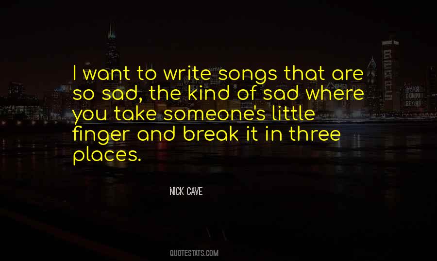 Quotes About Sad Songs #1183060