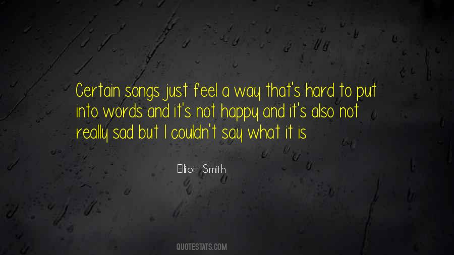 Quotes About Sad Songs #1846790