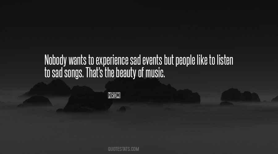 Quotes About Sad Songs #1864809