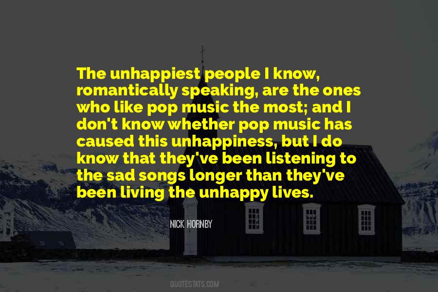 Quotes About Sad Songs #983624