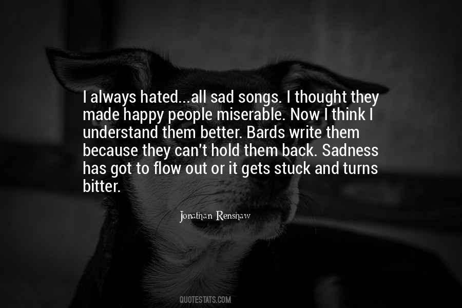 Quotes About Sad Songs #99181