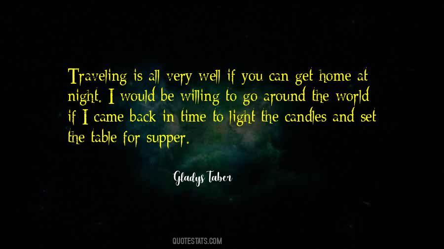 Quotes About Supper Time #1572207