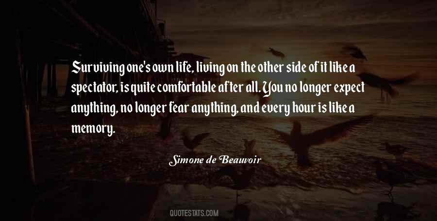 Quotes About Living And Not Just Surviving #1259637