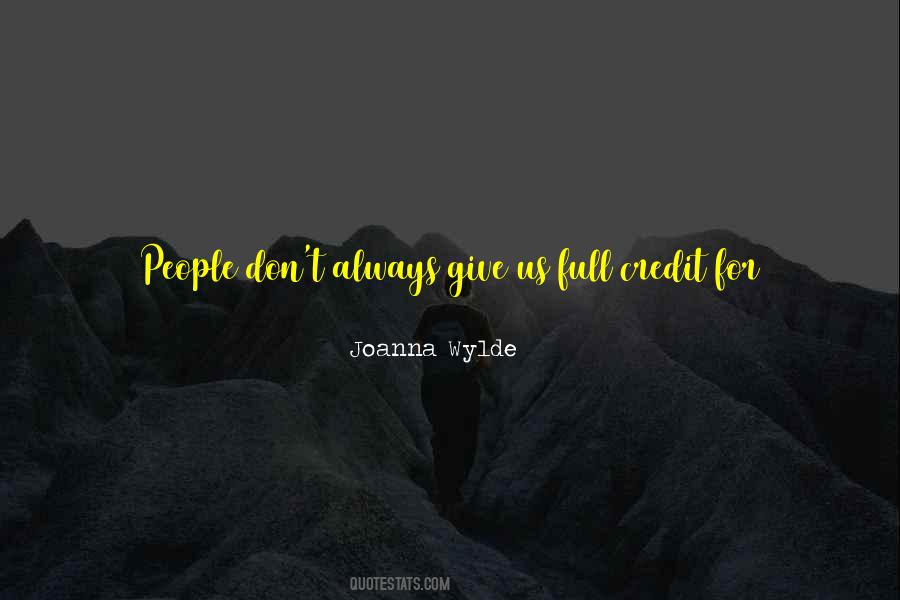 Quotes About Credit #49099