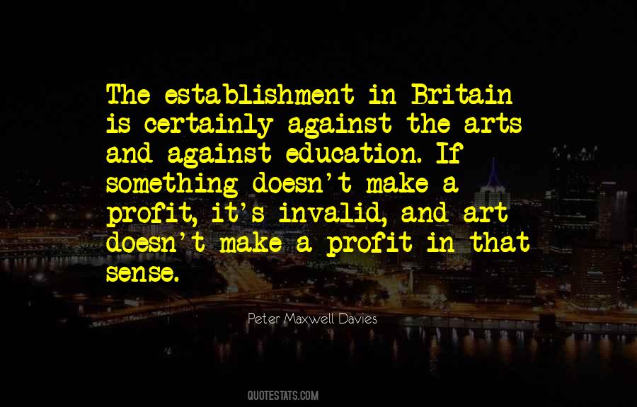 Quotes About Arts Education #123951