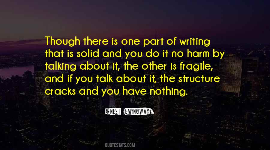 Quotes About Structure In Writing #376205