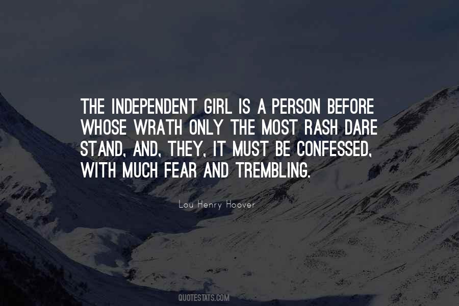 Quotes About Independent Girl #1024625