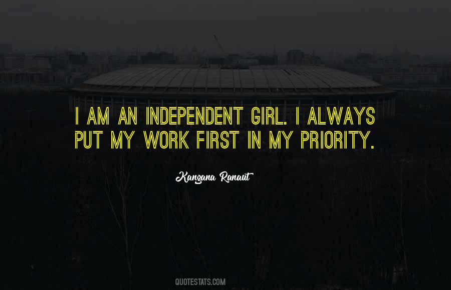 Quotes About Independent Girl #545362