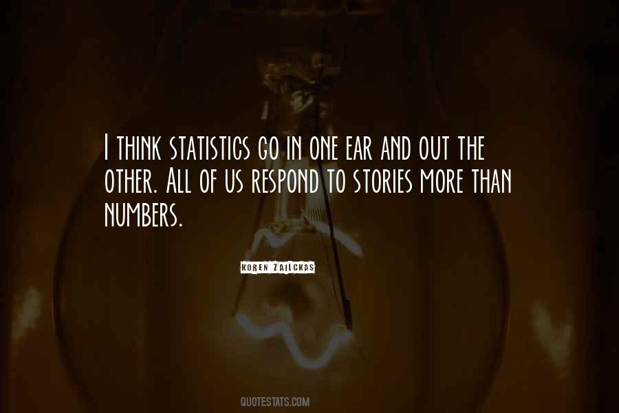 Quotes About Statistics Numbers #373946