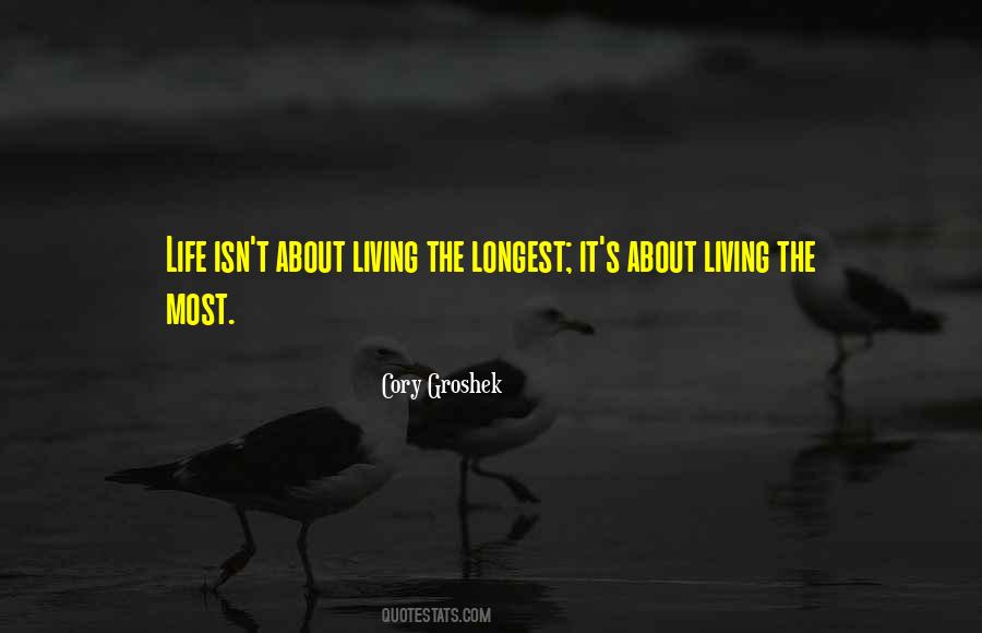Quotes About Living To The Fullest #1283305