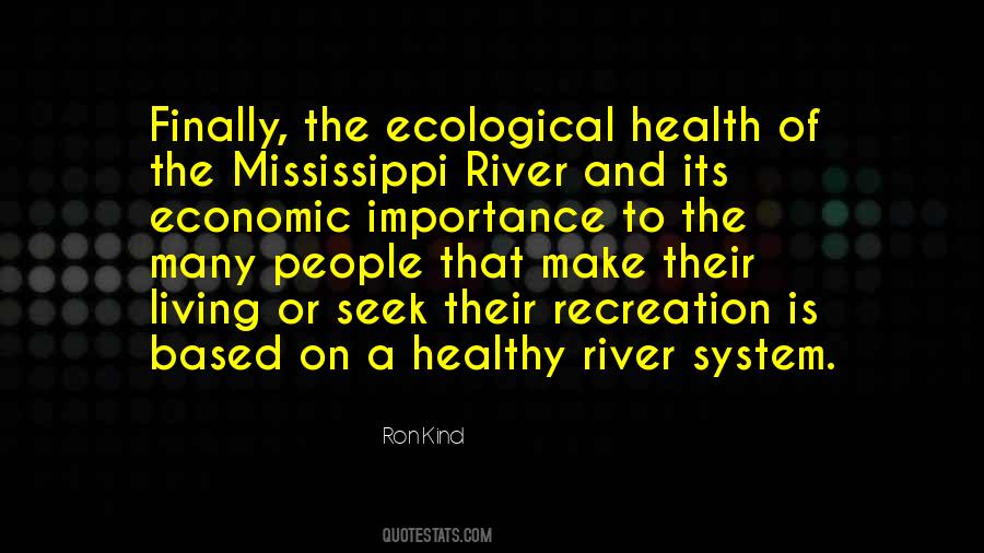 Ecological Health Quotes #1439160
