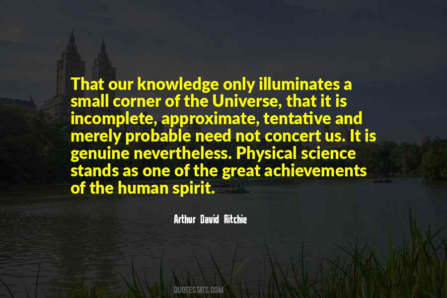 Universe Of Knowledge Quotes #1302752
