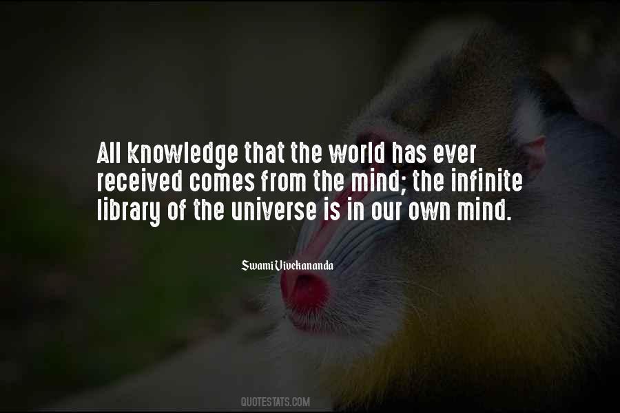Universe Of Knowledge Quotes #656527