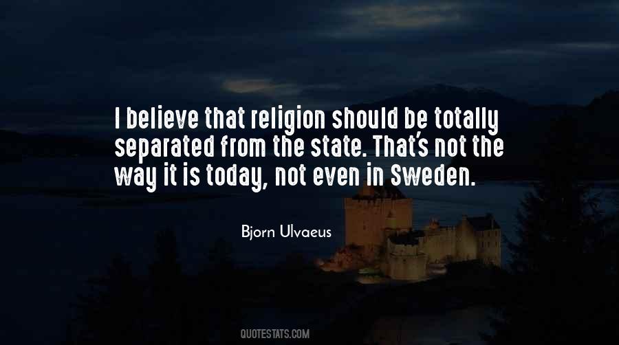 State Religion Quotes #322674