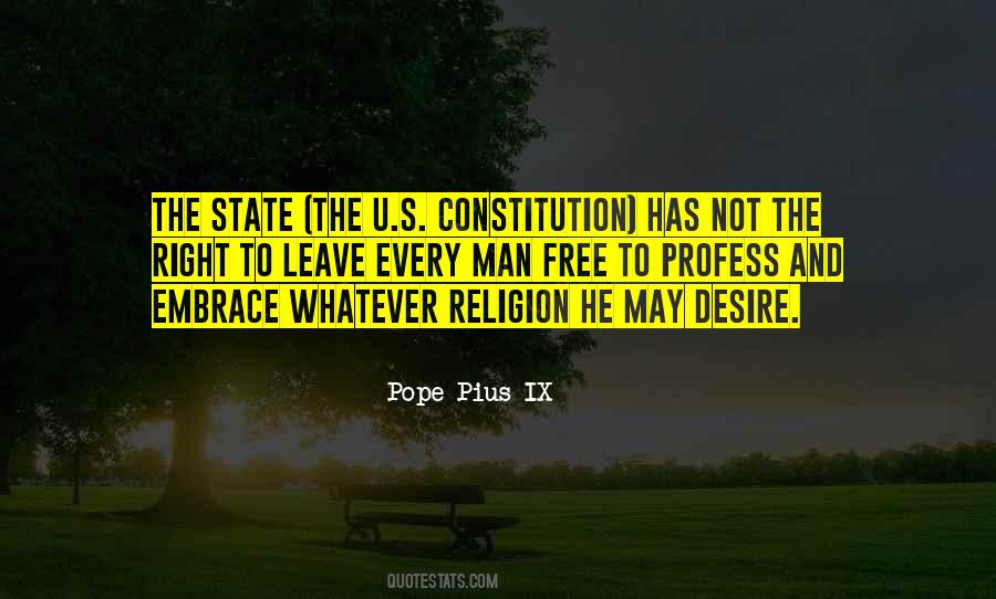 State Religion Quotes #367599